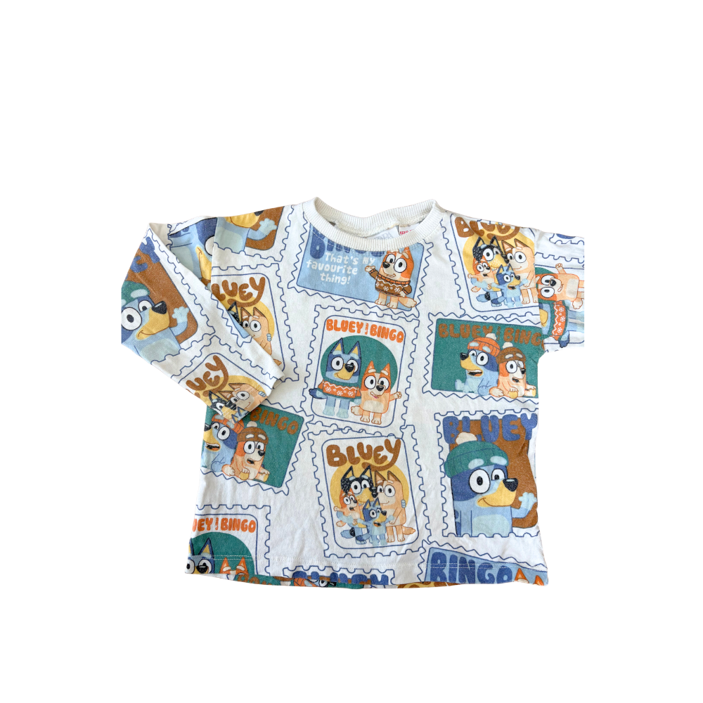 Chandail Bluey x Zara 18-24 mois
