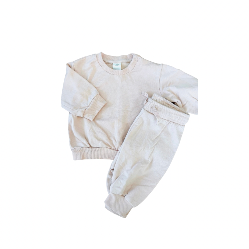 Ensemble H&M 2-4 mois *état neuf (rose)